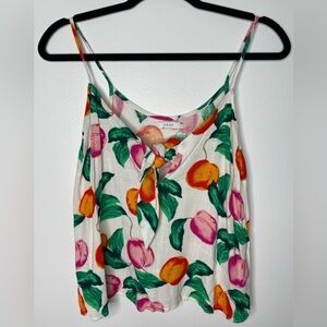 Lush summer bow peach tank top
